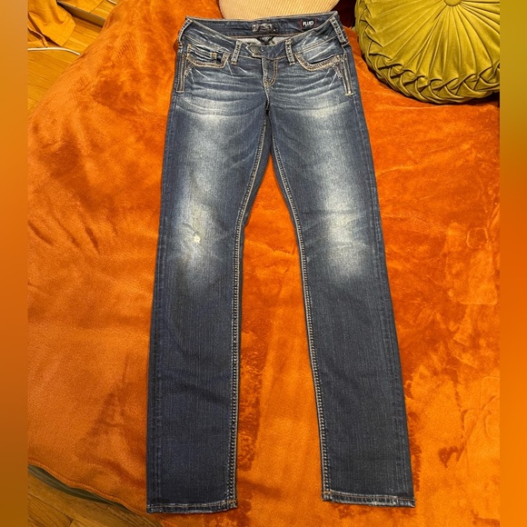 Silver Tuesday Jeans - Picture 1 of 10